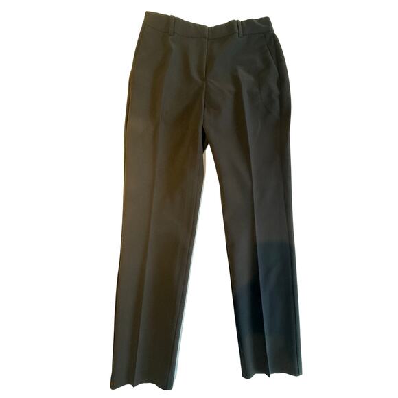 H&M Black Slacks Sz 10 Stretch Waist Zipper Closure Excellent Condition - Picture 1 of 7